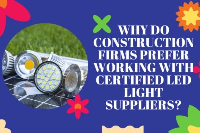 Why Do Construction Firms Prefer Working With Certified LED Light Suppliers?