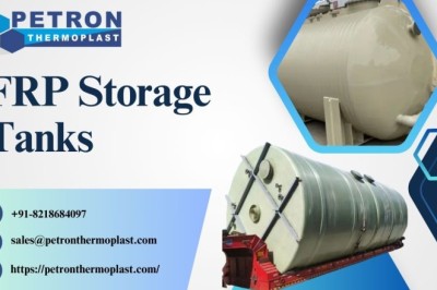 FRP Storage Tanks for Industrial Manufacturing Operations
