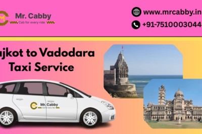 Rajkot to Vadodara Taxi Service | Book Affordable Cabs Online