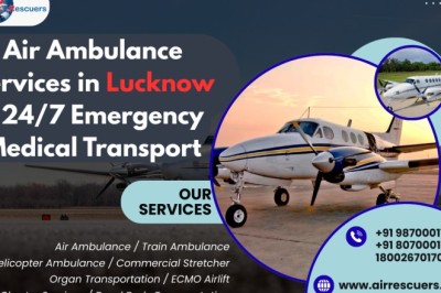 Air Ambulance Services in Lucknow – 24/7 Emergency Medical Transport