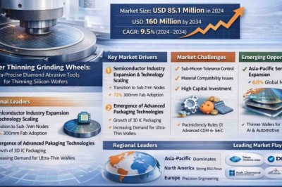 What Is Driving the Strong 9.5% CAGR Growth in the Wafer Thinning Grinding Wheel Market?