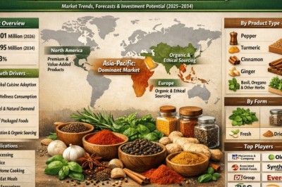 Why Is Global Culinary Herbs and Spices Market Growing at 5.3% CAGR Through 2034?