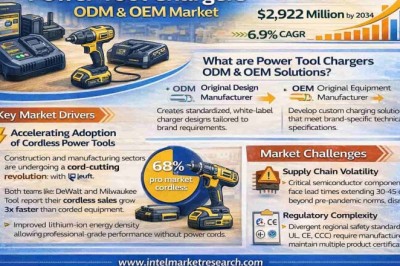 Leading Manufacturers Shaping the Future of Power Tool Chargers ODM & OEM Market at 6.9% CAGR