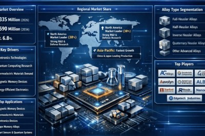Global Heusler Alloys Market to Reach USD 480 Million by 2034, Growing at 6.8% CAGR