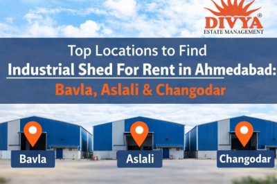 Top Locations to Find Industrial Shed For Rent in Ahmedabad: Bavla, Aslali & Changodar