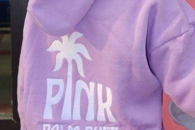 The Pink Palm Puff: A Soft Statement of Style and Comfort