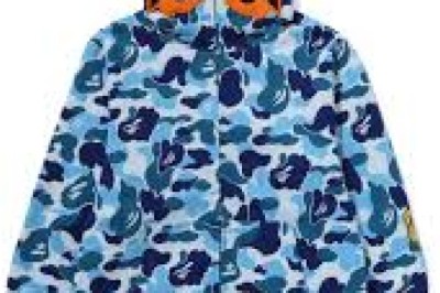 BAPE Shark Camo Zip Hoodie – Iconic Streetwear Essential