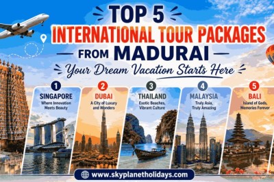 Top 5 International Tour Packages from Madurai — Your Dream Vacation Starts Here